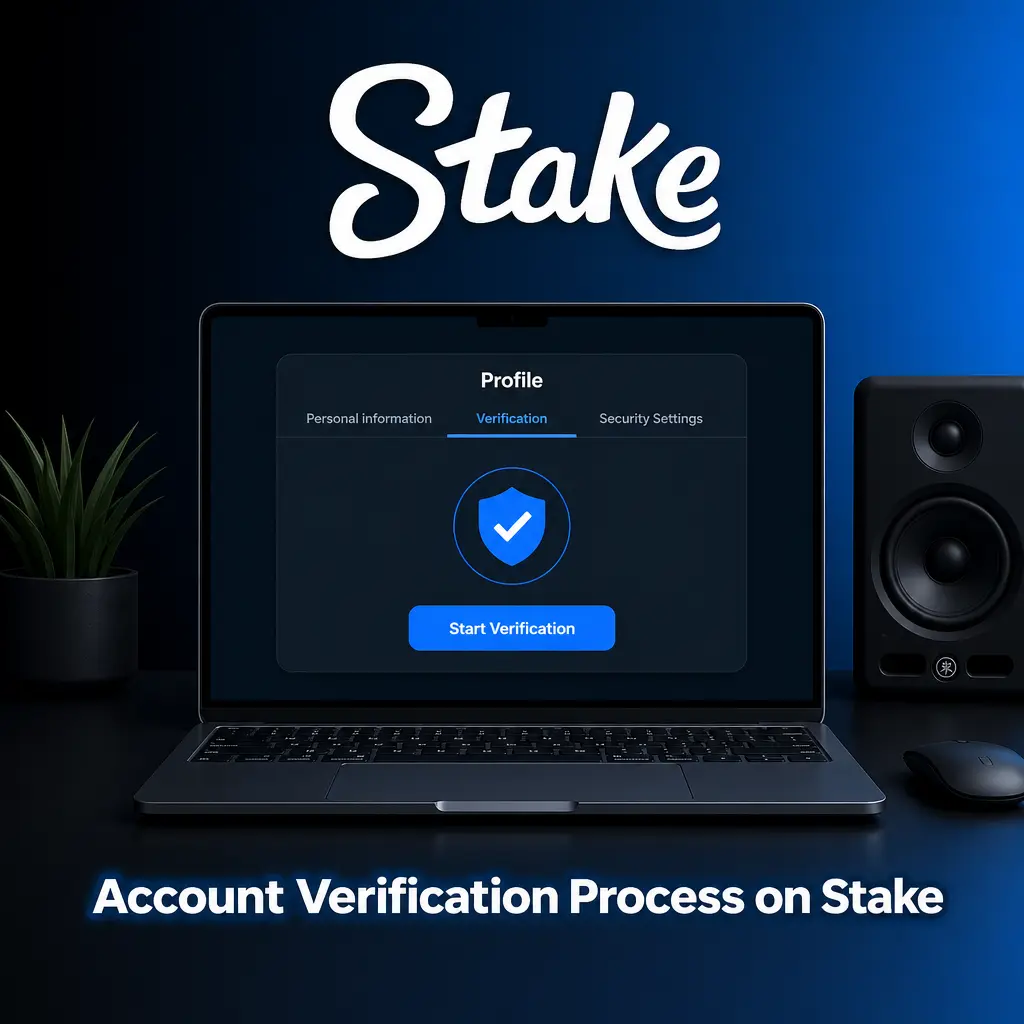 Account verification process on Stake KYC steps