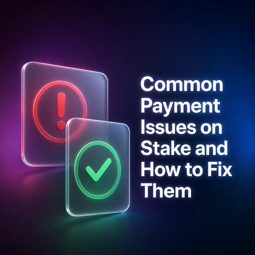 Common payment issues on Stake and how to fix them
