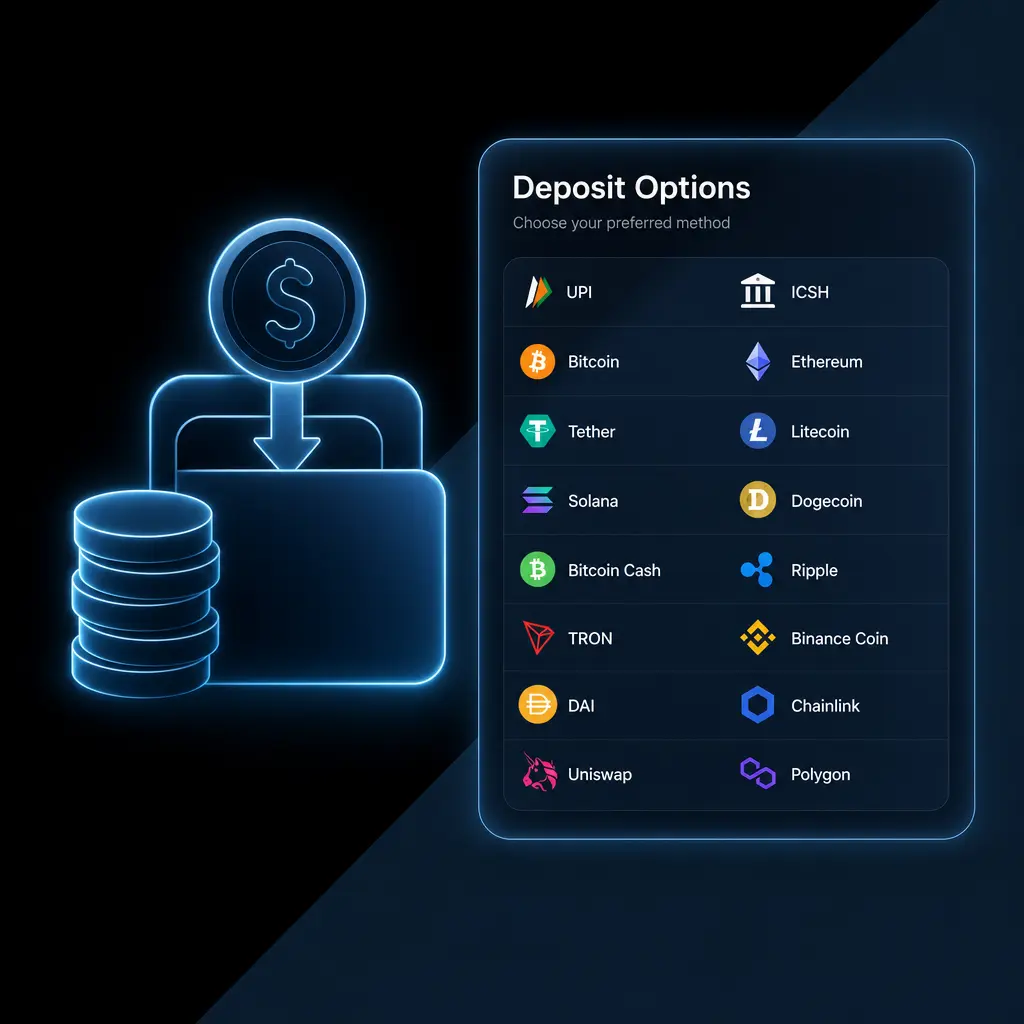 Deposit methods at Stake for Canadian players