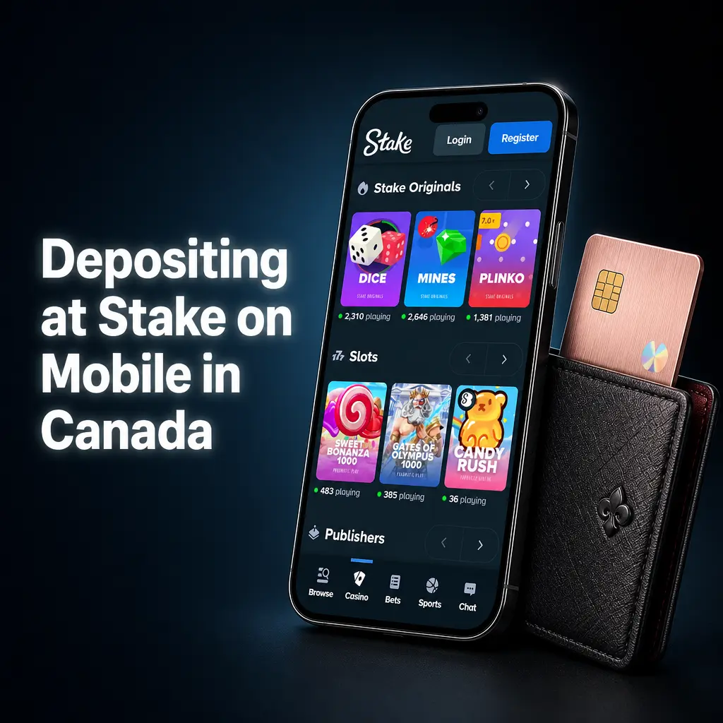 Depositing at Stake on Mobile in Canada