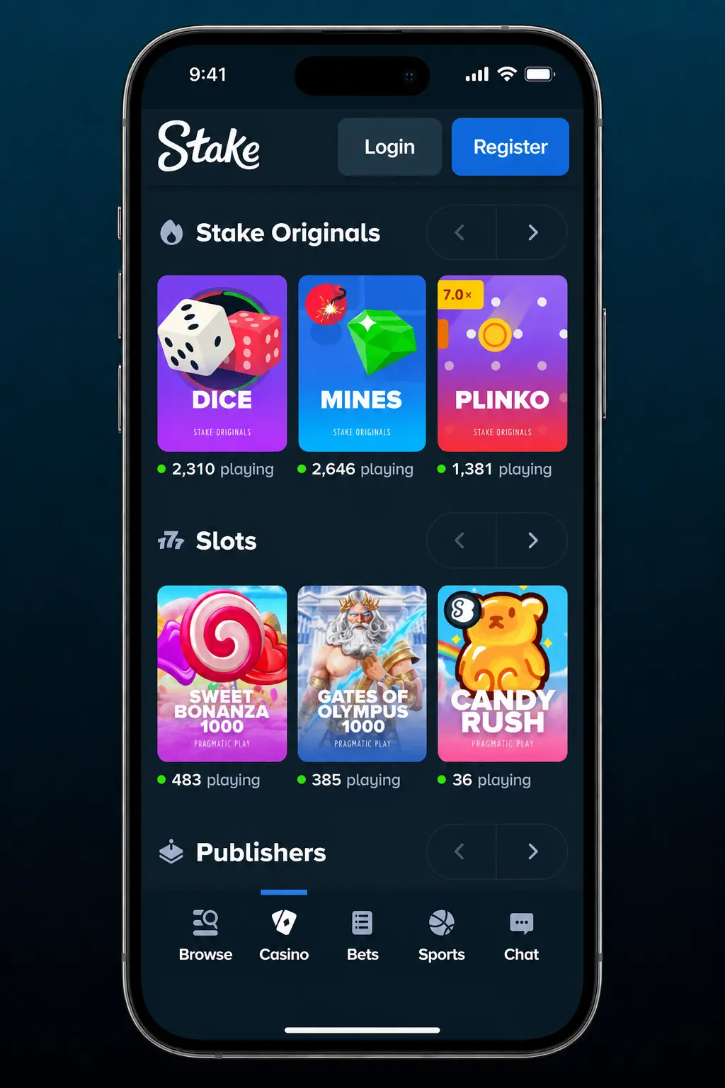 Step-by-step guide on how to bet on football at Stake, covering registration, deposit, and placing bets