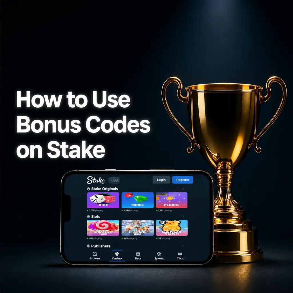 How to use bonus codes on Stake
