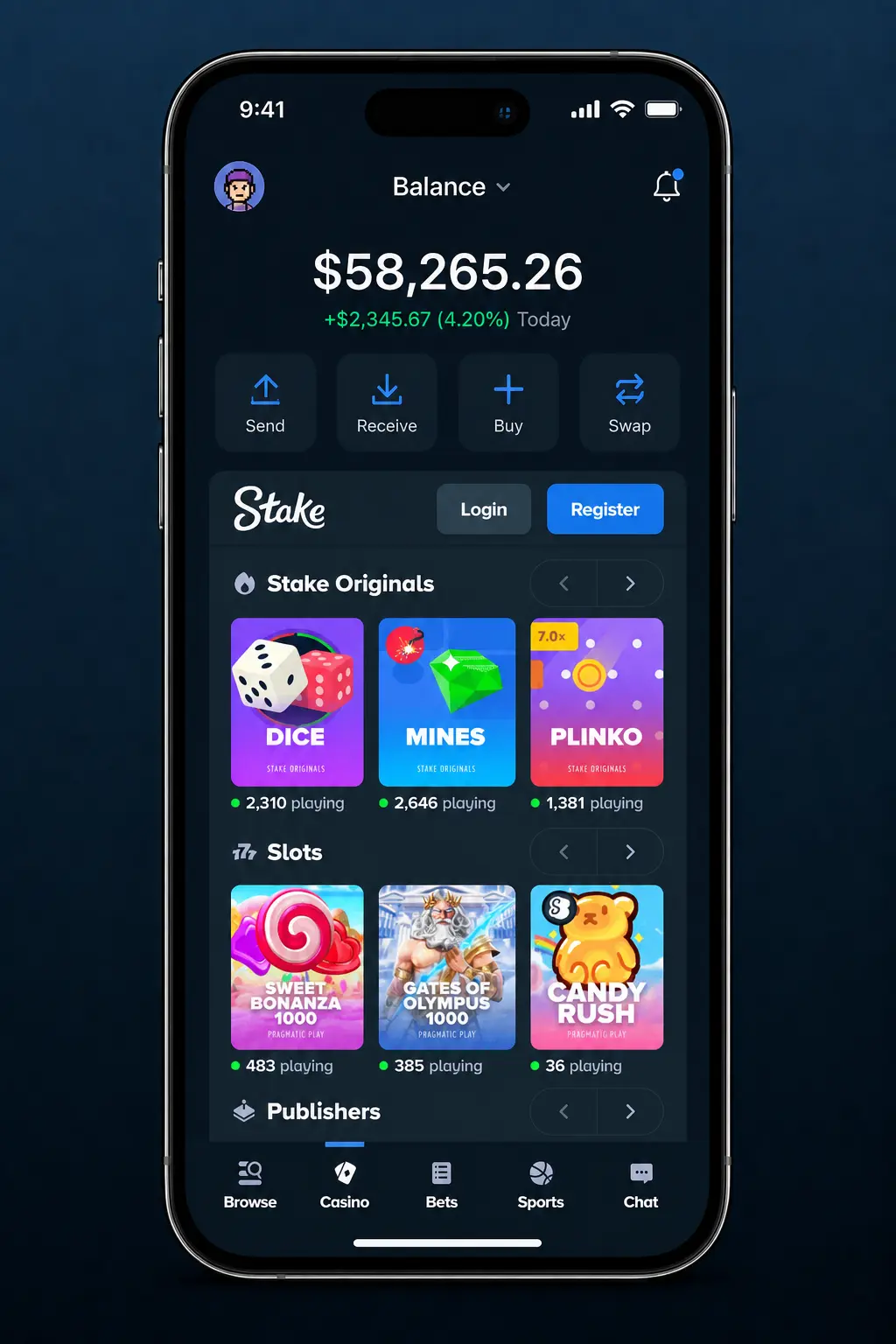 Step-by-step guide on how to use Stake bonuses in Canada including registration, deposit, promo code, and promotions page