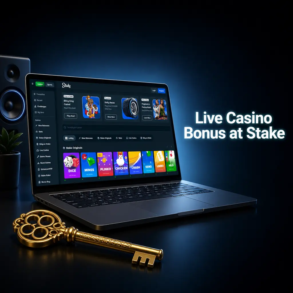 Live Casino Bonus at Stake