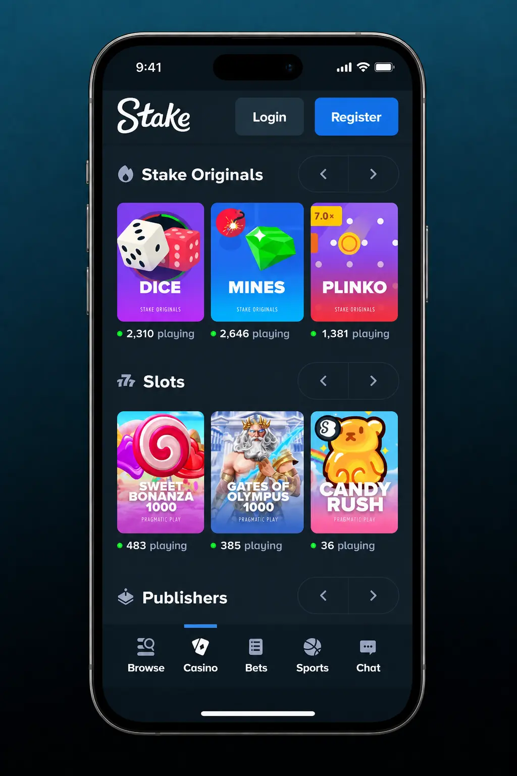 Step-by-step guide showing how to place a first bet on Stake sportsbook with NHL, NBA, and CFL options