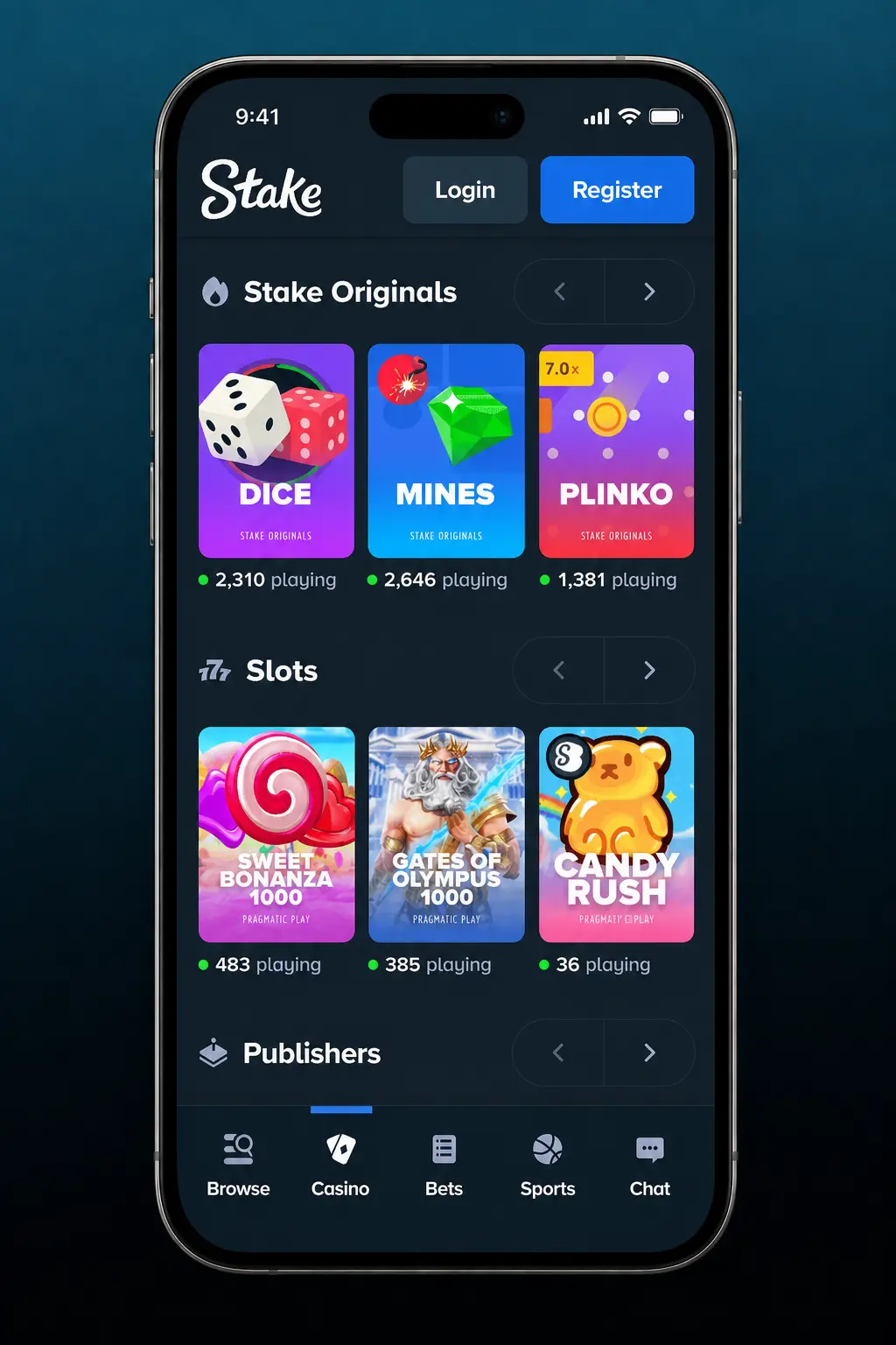 Stake sportsbook place a bet
