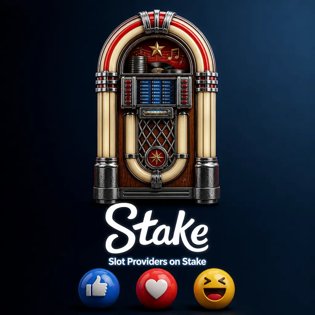 Slot providers on Stake casino including Pragmatic Play, Hacksaw Gaming and Nolimit City