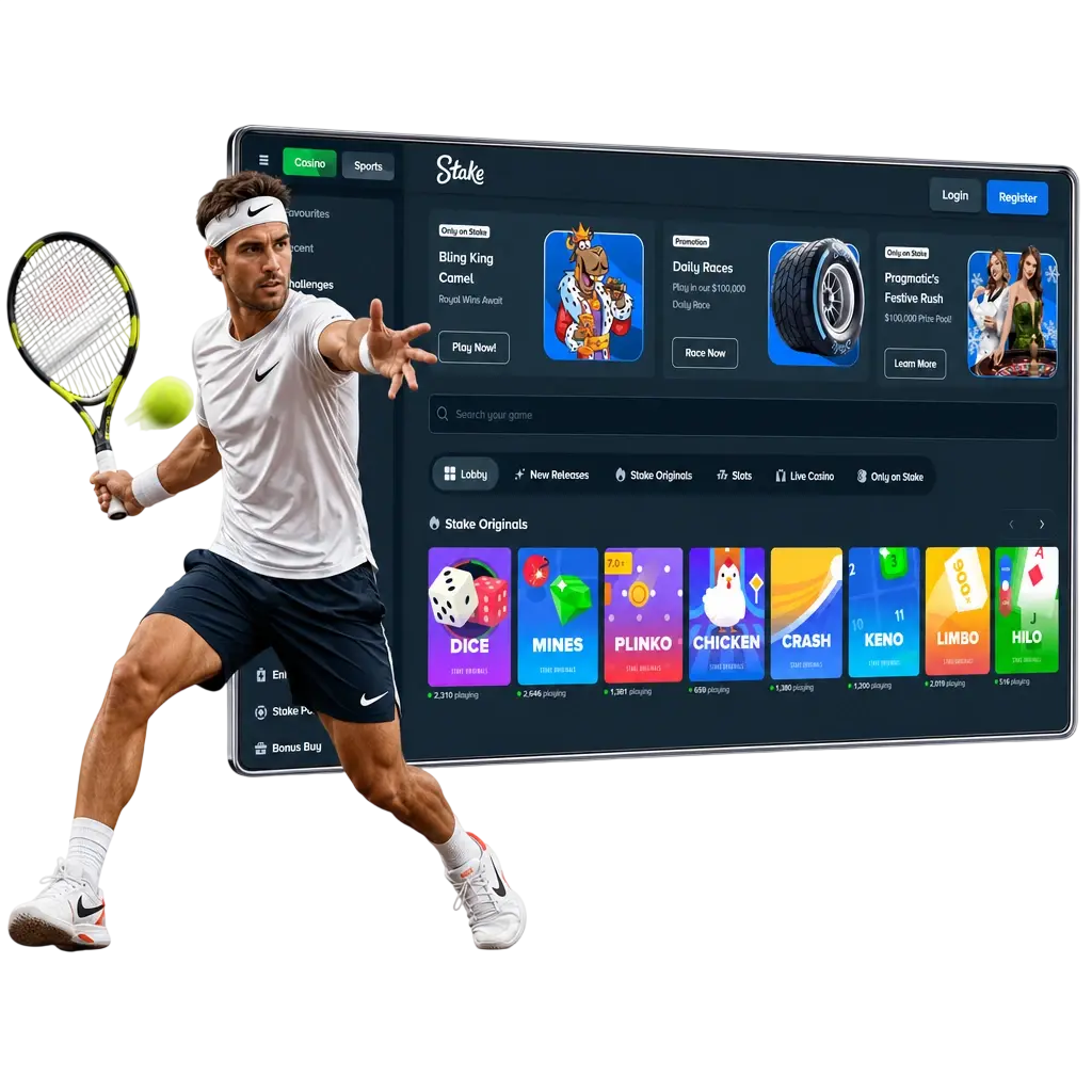 Stake Tennis Betting in Canada