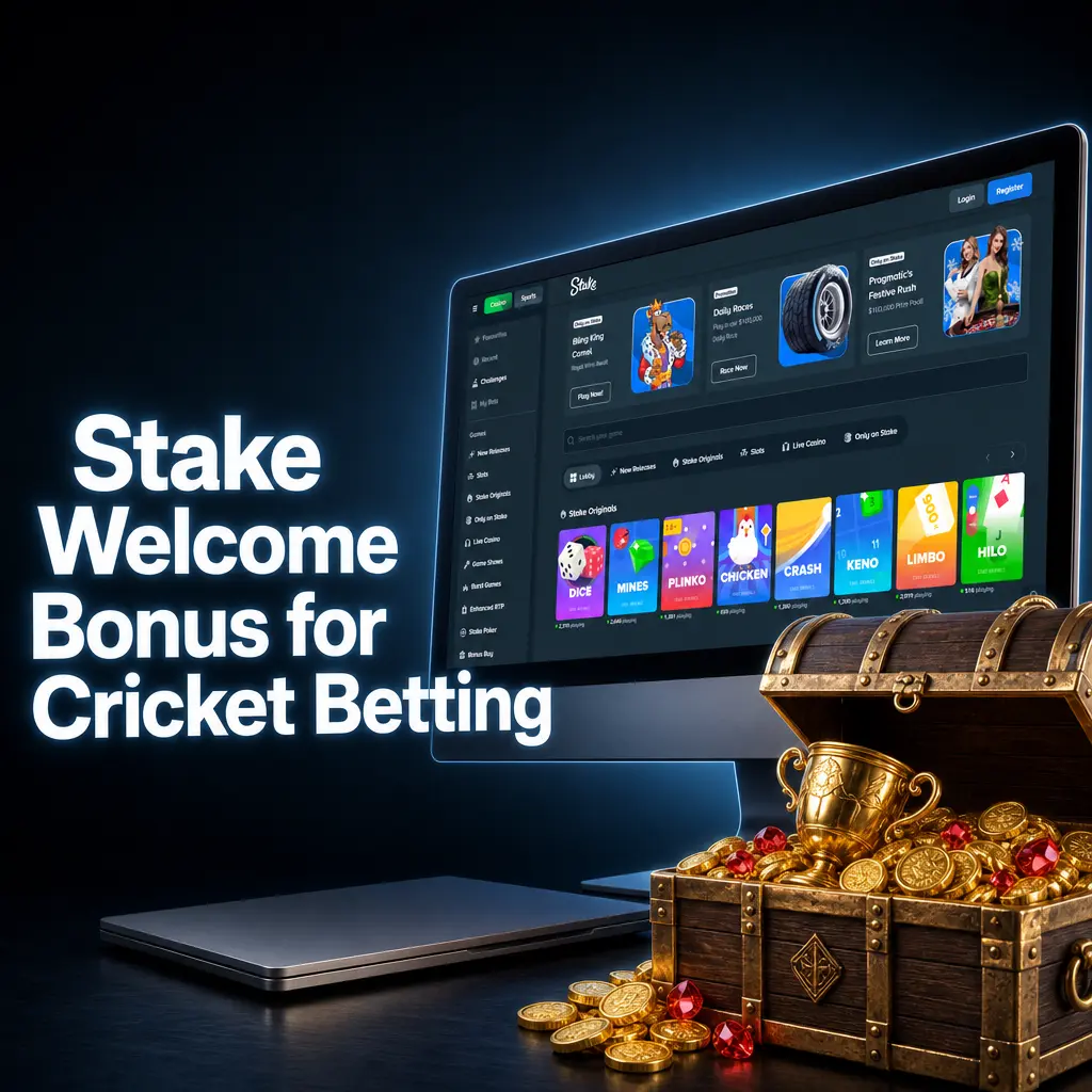 Stake Welcome Bonus for Cricket Betting