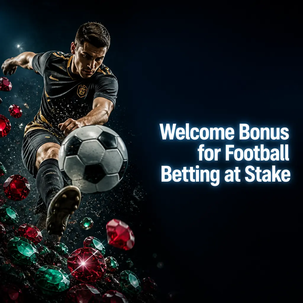 Welcome bonus for football betting at Stake